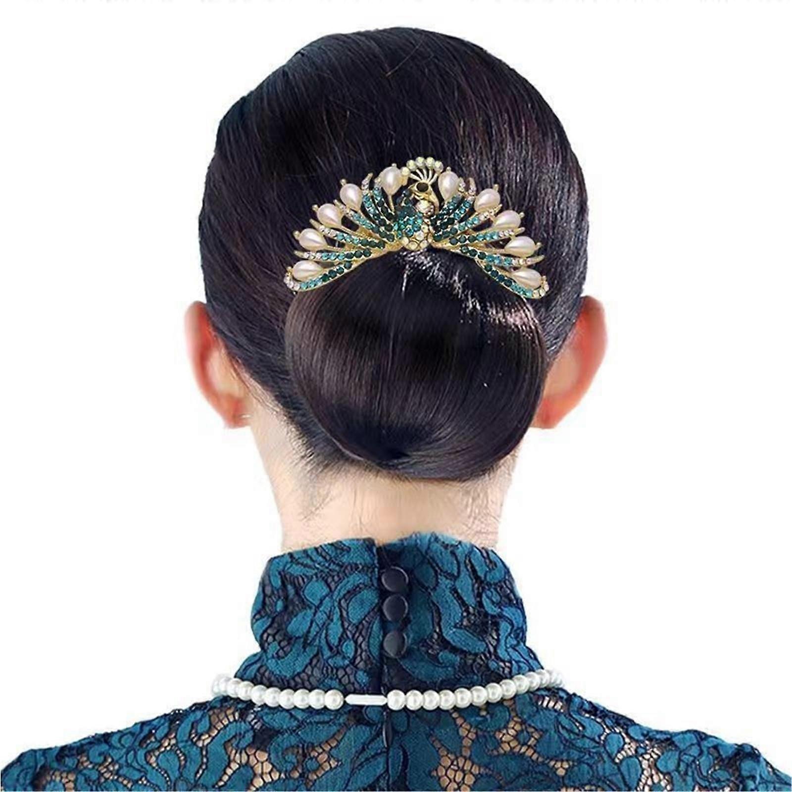 Bridal Hair Comb Rhinestone Plug Comb Hairpin Hair Jewelry Simple Bridal Headpiece