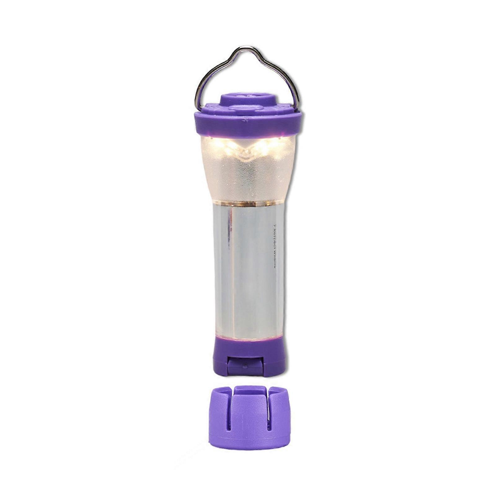 Durability Rechargeable Flashlights Home Flashlights High Brightness Flashlights for Backpacking Emergencies Use Purple