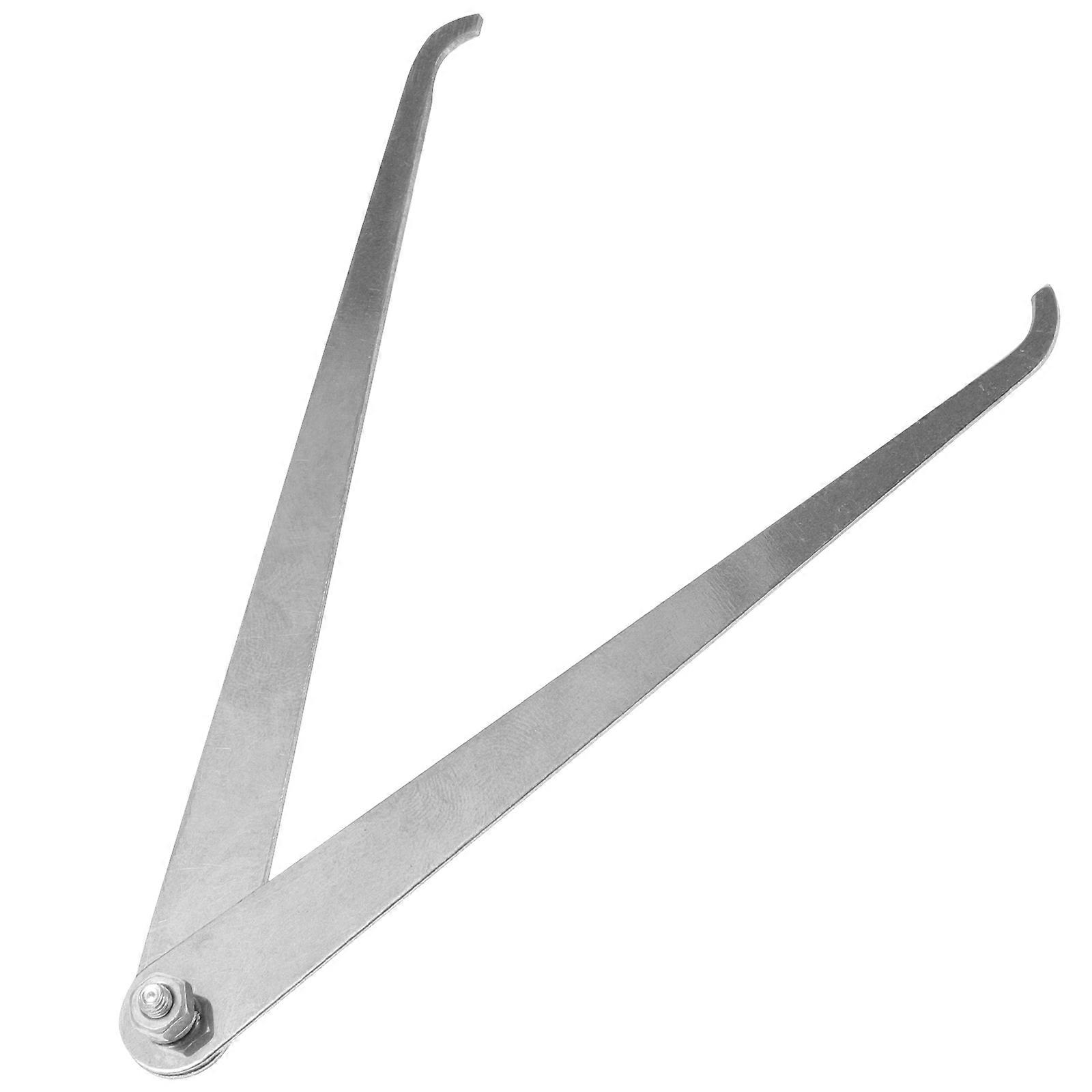 Calipers Metal Caliper Pottery Gauge Students Sculpting Precise Measuring 10.20X1.20X1.00CM Silver 1Pack