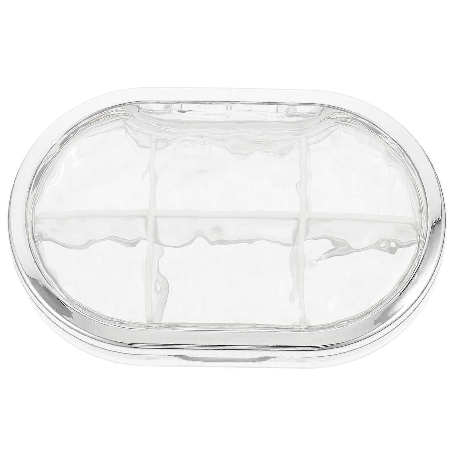 Convenient Storage Case Medicine Dispenser Weekly Planner Compact Design 11.00X7.00X2.00CM 1Set