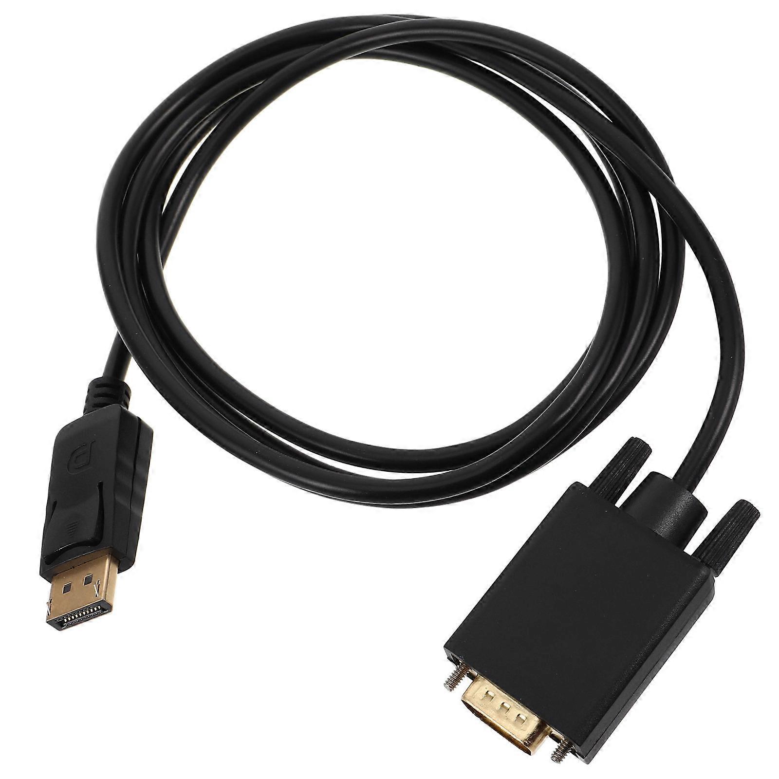 Displayport-auf-VGA-Kabel zum Verbinden des Desktops mit dem Monitor mit stabiler Signalübertragung 1,8 m