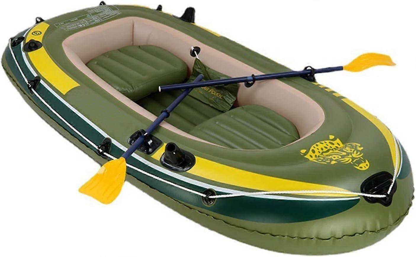 Inflatable Kayak, Inflatable Fishing Kayak for Two People, Portable Inflatable Boat Made of Thickened PVC