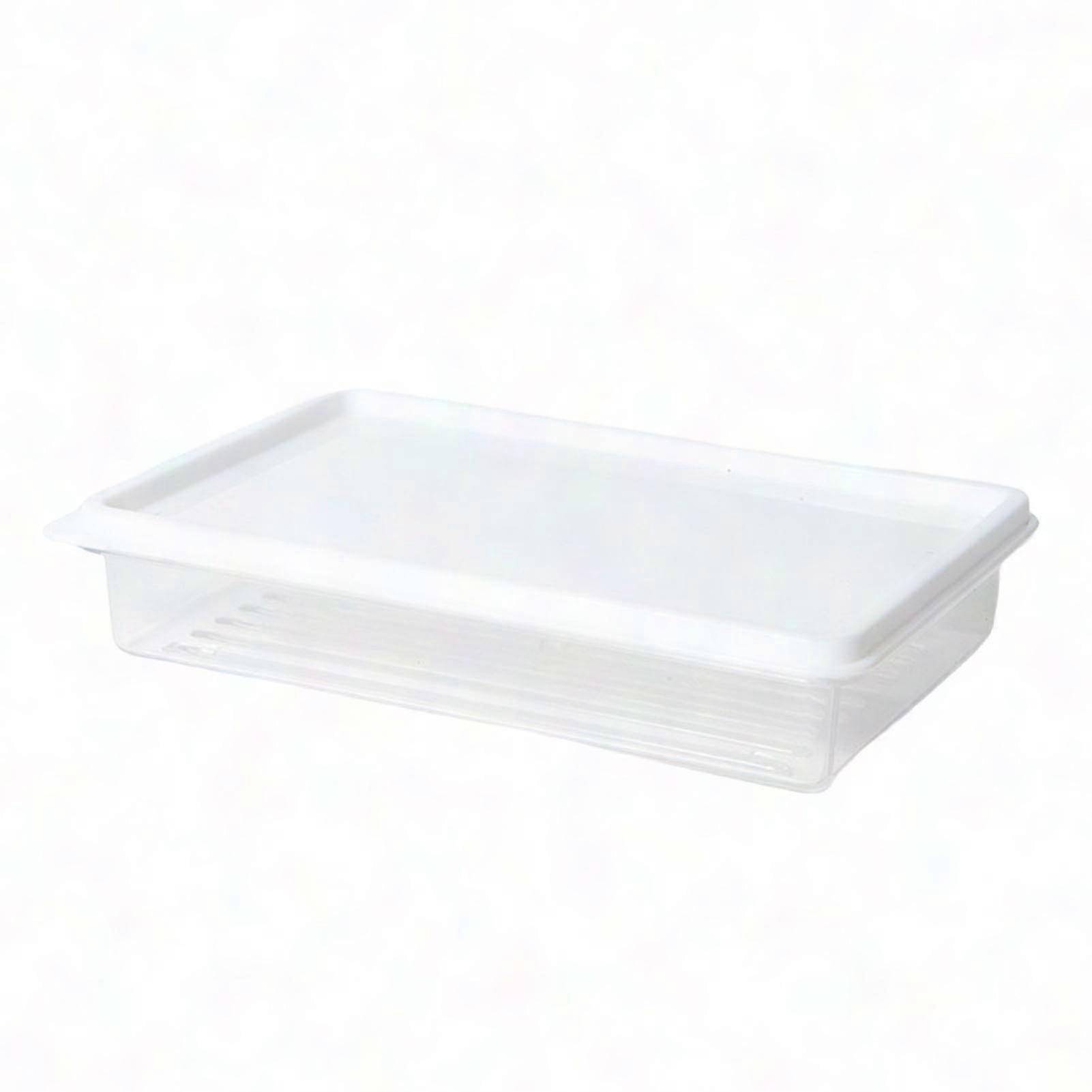 BPA-Free Rectangular Food Storage Container with Lids - Durable Kitchen Storage Box
