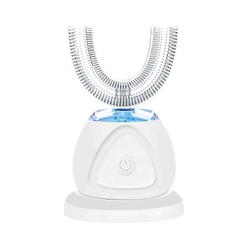 360 Degree Automatic Sonic Electric Toothbrush Ultrasonic Tooth Brush U Type Teeth Cleaning Toothpaste