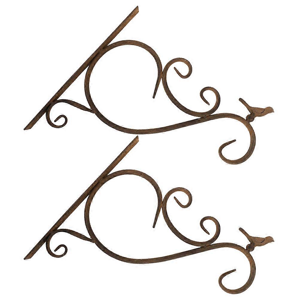 Hanging Planter Bracket Space Saving Flower Pot Holder Indoor Use 2Pack