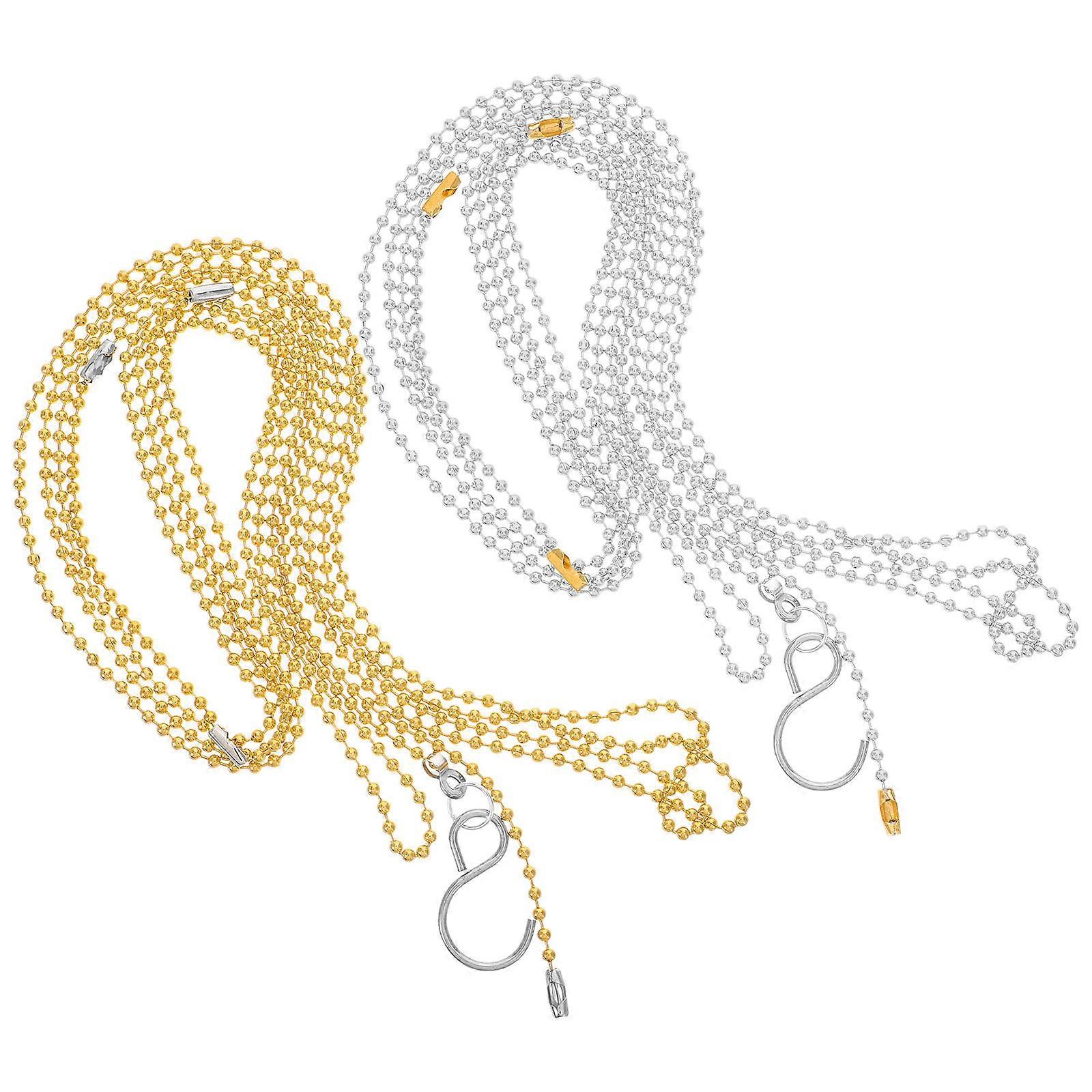 2pcs Durable Measurement Chain for Accurate Volleyball Net Height – Essential Equipment for Outdoor Training