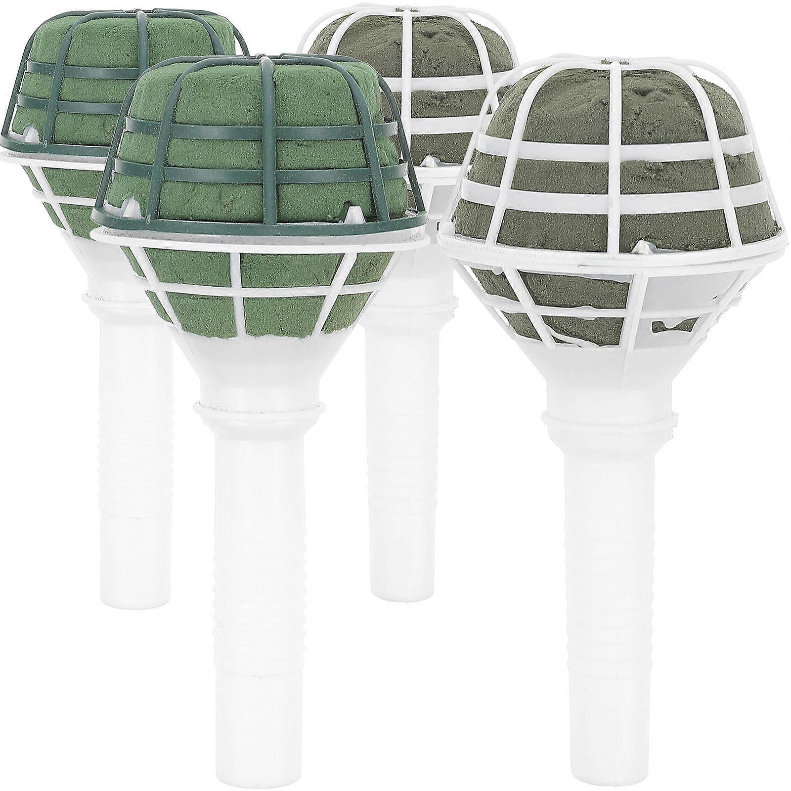 Floral Arrangement Tools Plastic Bouquet Holders Flower Arrangement Support Ceremony 18.00X9.00X9.00CM 4Pcs