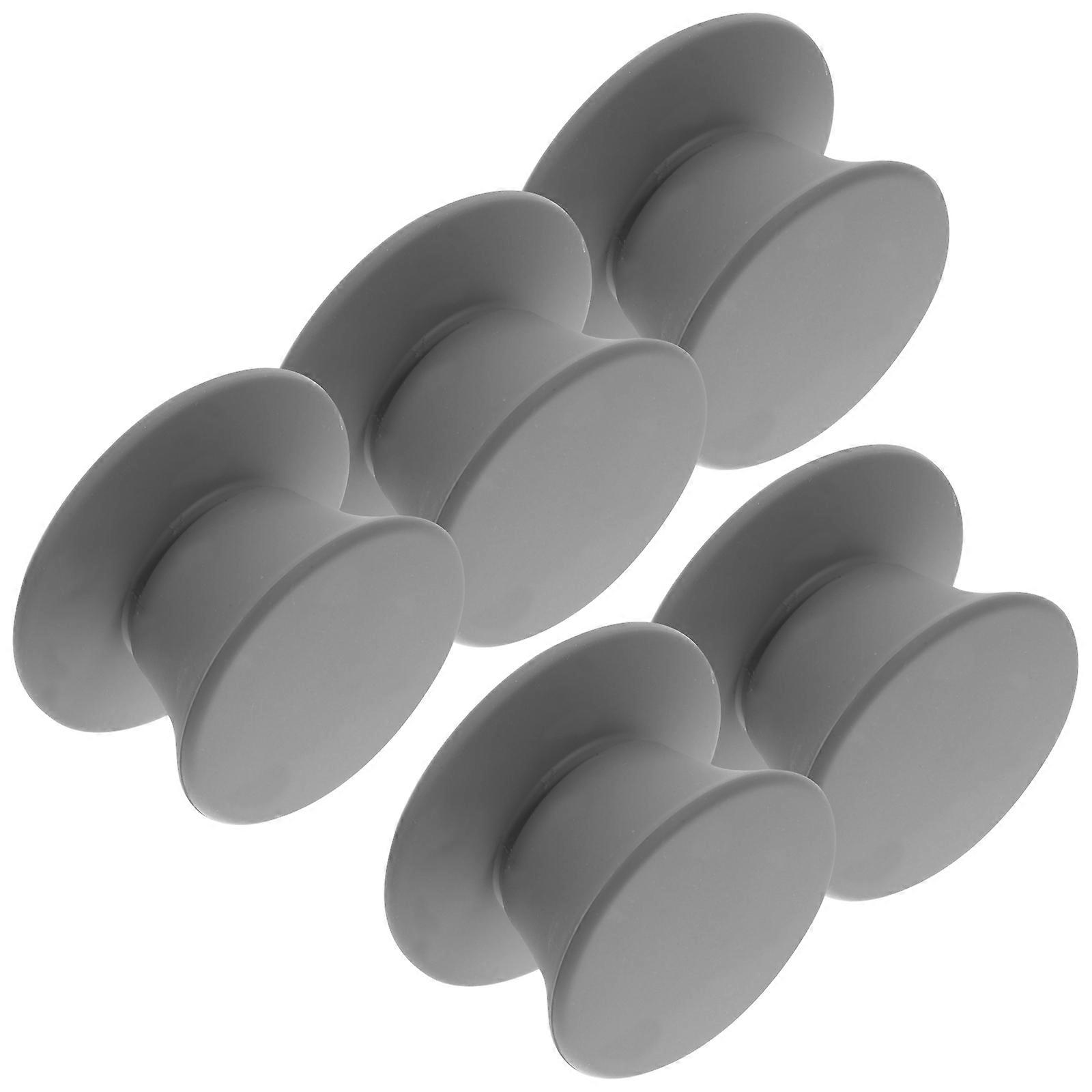 Saucepan Lid Handle Pot Lid Knob Grip Home Use Grey 5Set Heat-Resistant