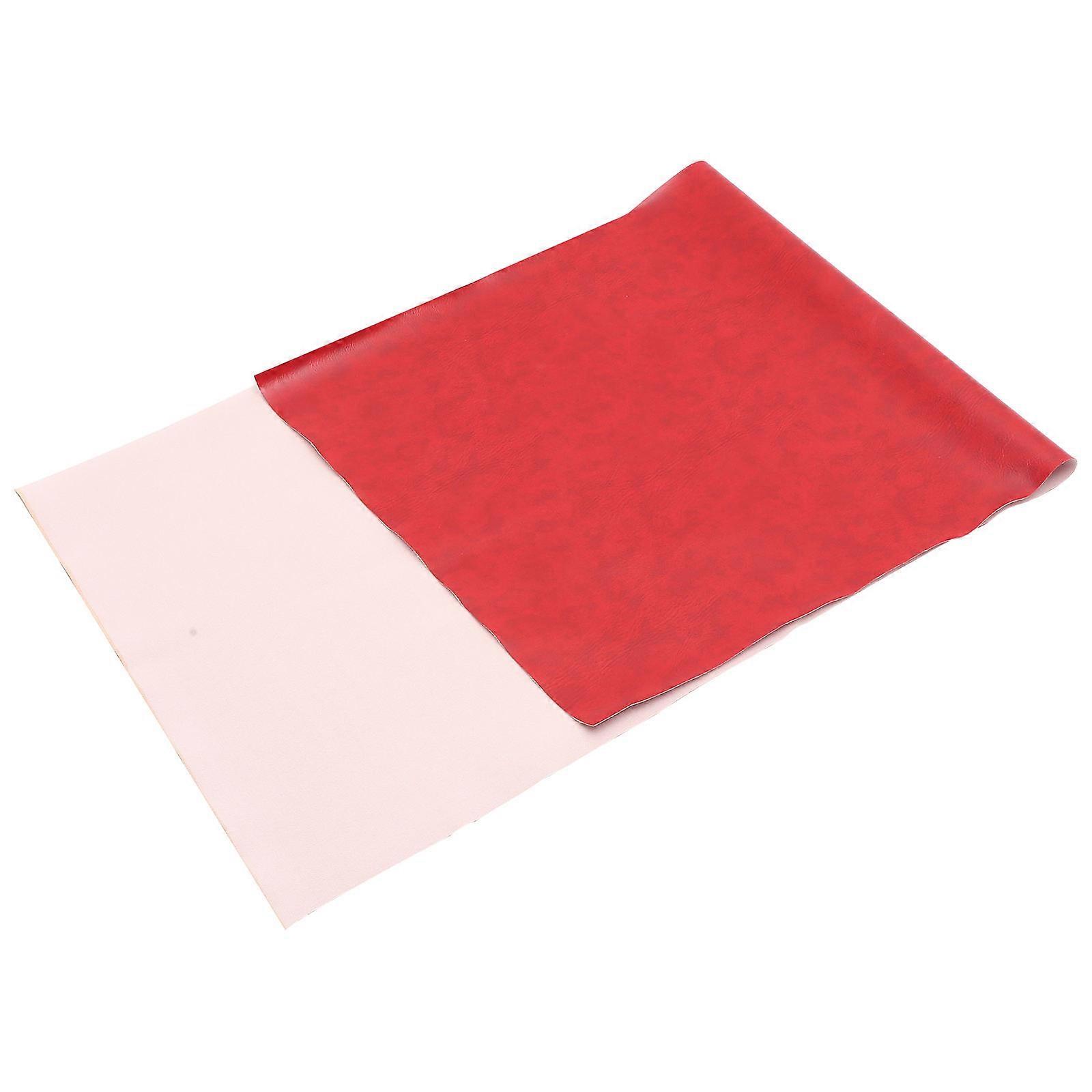 Festival Leathers Sheet Patch Earring Making Kit For Diy Projects Red 0.1X50X140CM Water Resistant 1Set