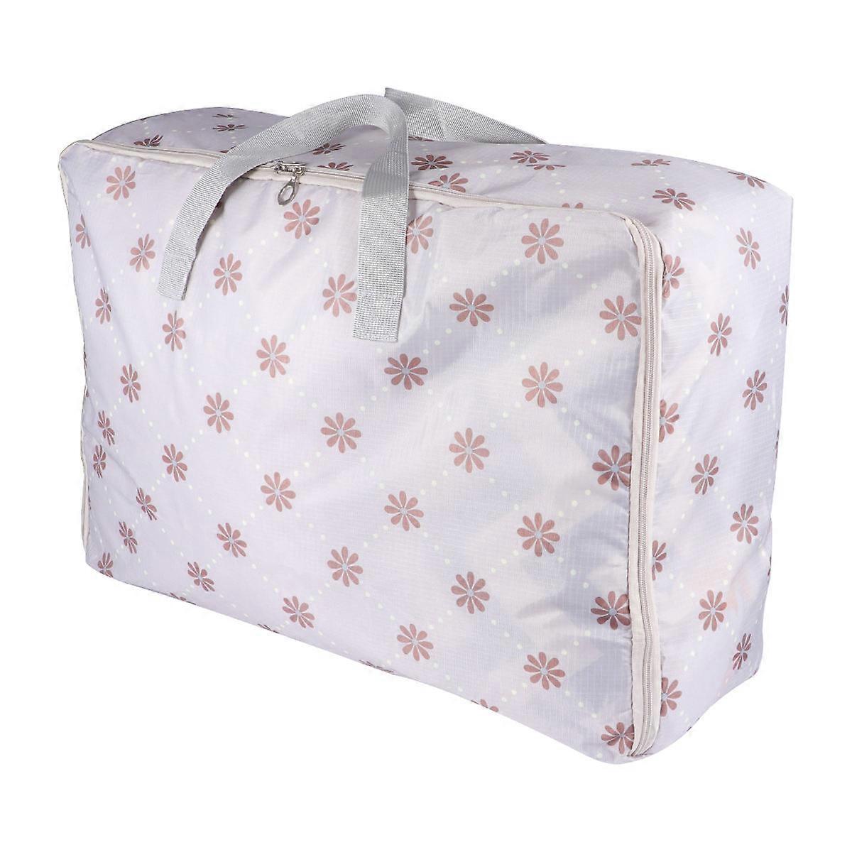 Quilt Storage Bag Gray Sun Medium Size Oxford Cloth Storage Dustproof Damage Protection 1Pc
