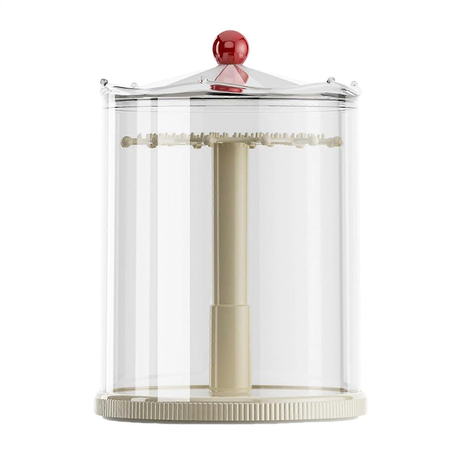 Puppen Vitrine - Transparent Plush Toy Organizer, Rotatable Dustproof Display Case for Living Room and Bedroom Storage