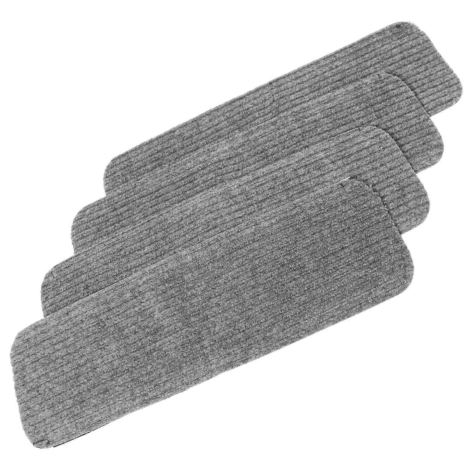 Carpet Treads Rv Stair Treads Carpets Simple Design Rectangular Shape Easy Installation 4Pcs Grey 61 00X19 00X2 00Cm