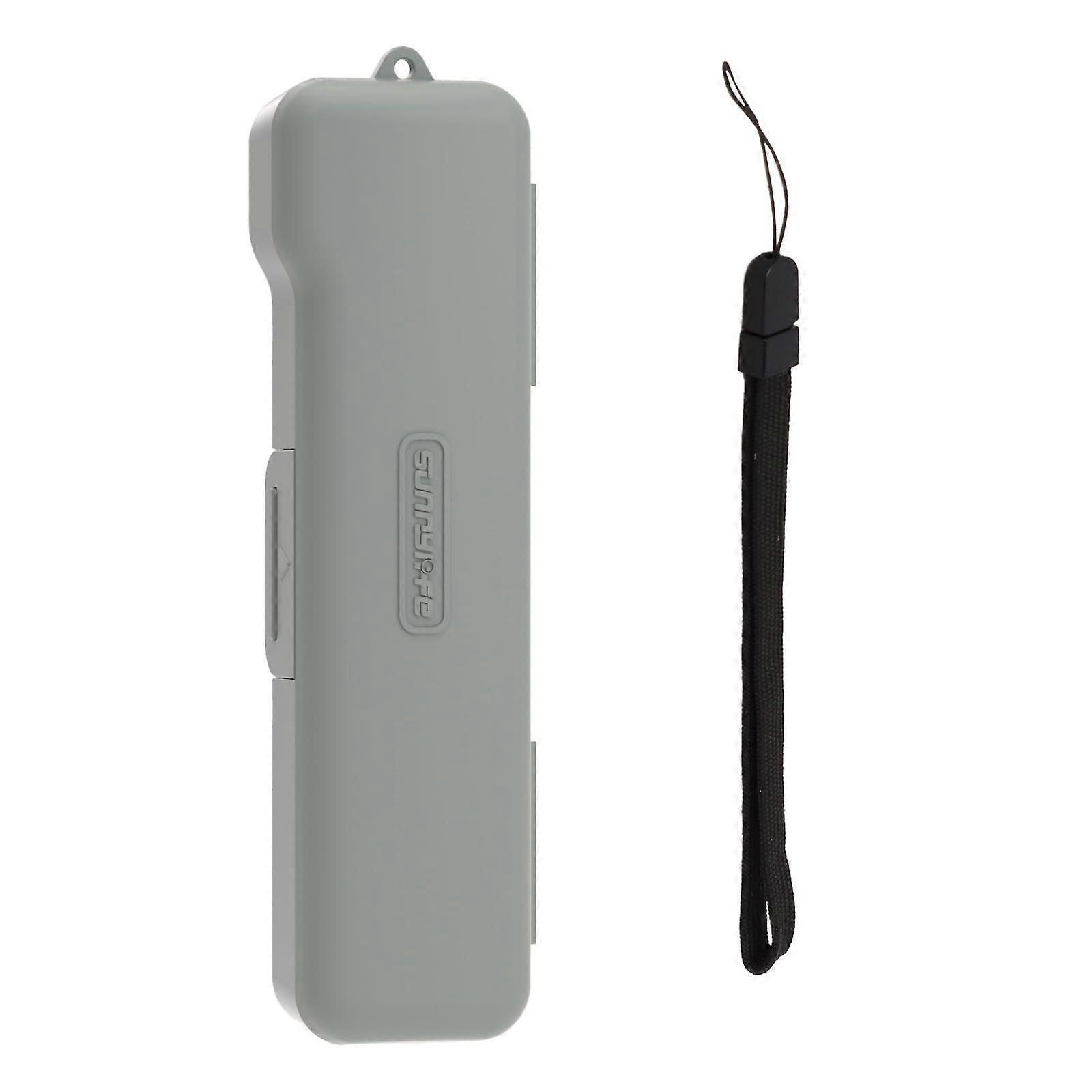Hard Case for DJI OSMO Pocket 3 Camera, Gray Protective Carrying Case with Lanyard, Durable Storage Box