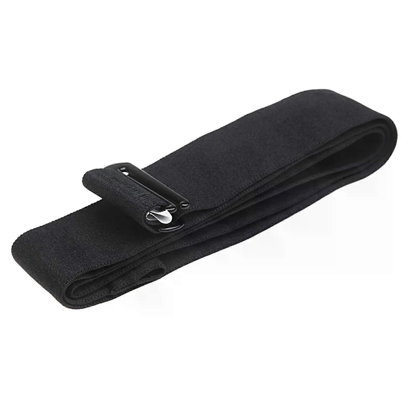 B48B-Heart Rate Belt Chest Strap for Coospo Polar Wahoo Garmin Mount Heart Rate Sensor Monitor Elastic Soft Strap Band Black