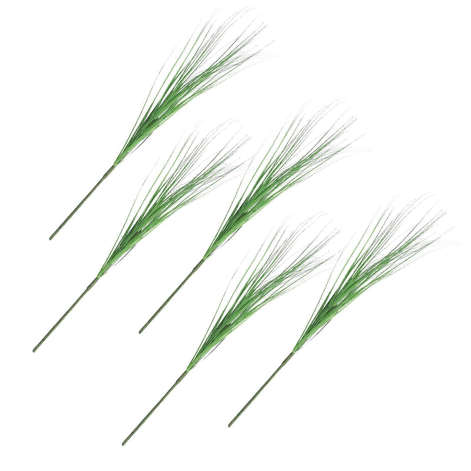 Artificial Plastic Grass for Decor Simulation Onion Props 5 Pieces Bright Color Lifelike