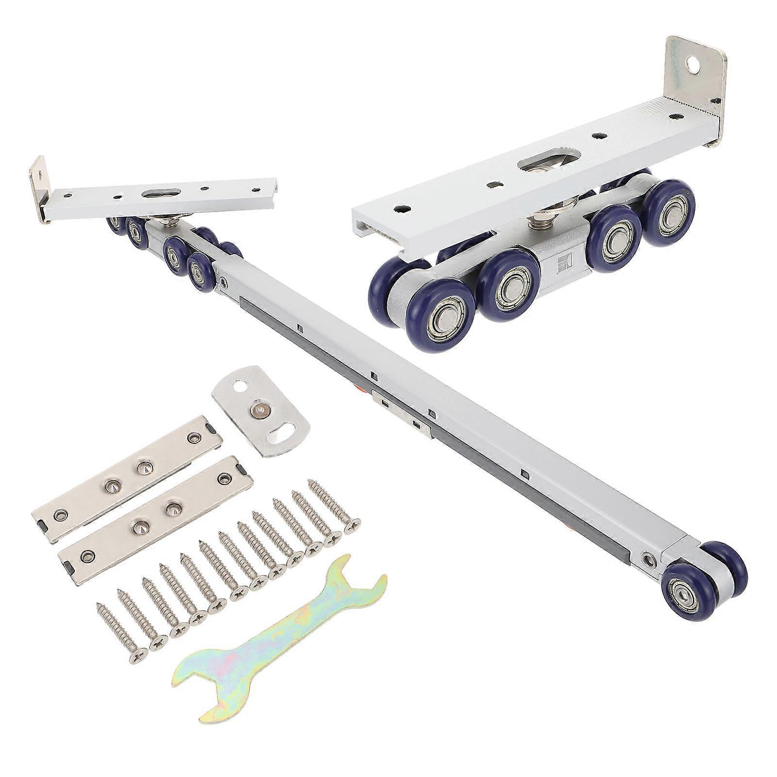 Sliding Wheel Roller High Speed Bearings Wardrobe Door Roller 18.3×2.6×1in 1 Set