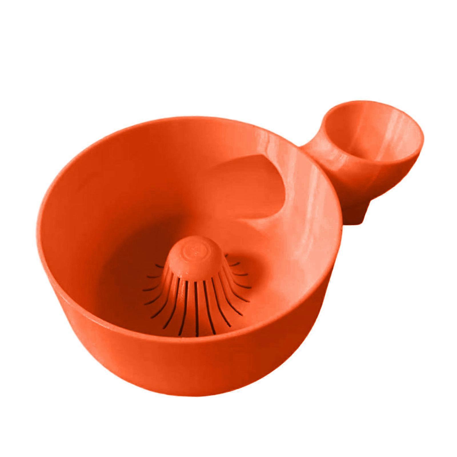 Multipurpose Kitchen Tool For Cleaning Fruits Vegetables Plastic Washing Basket Practical Vegetable Cleaner Machine  orange color