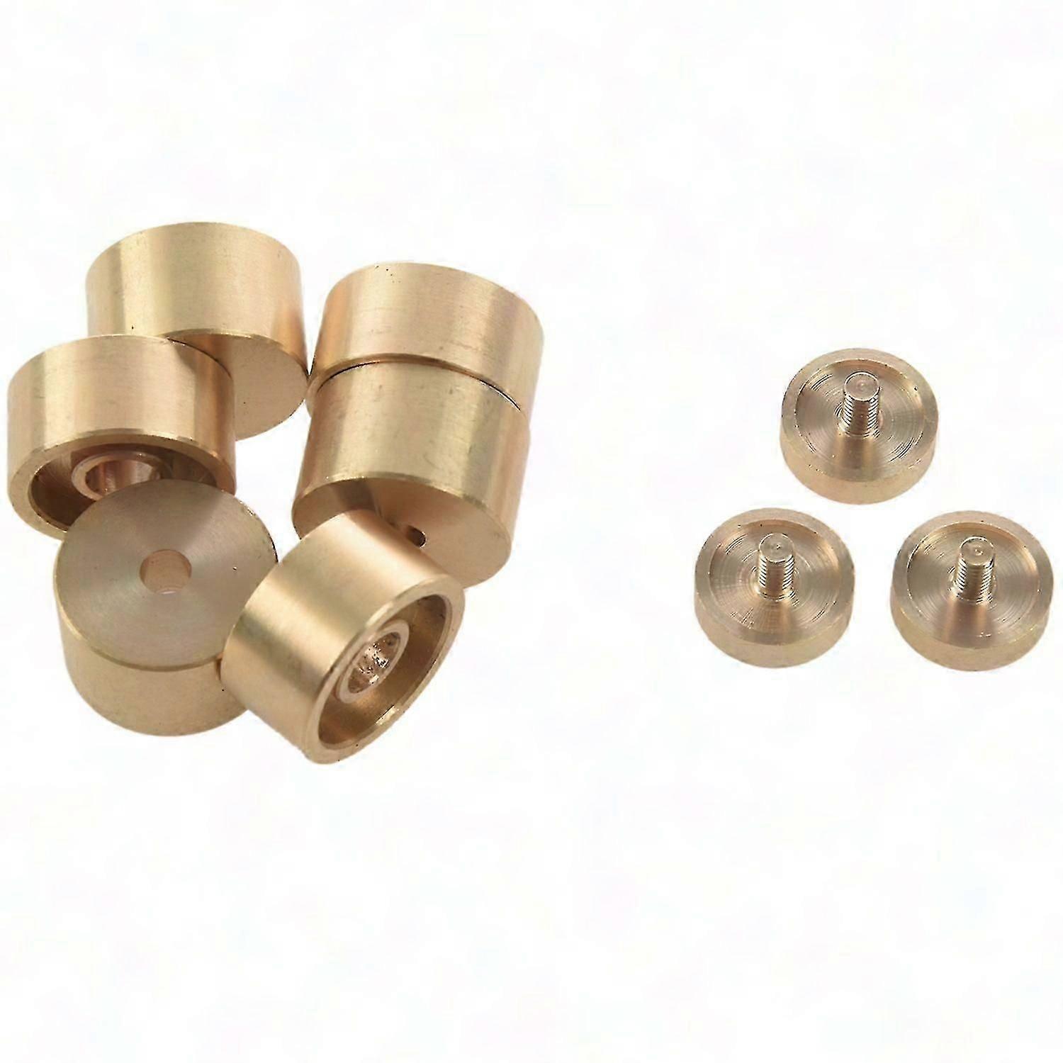 Trumpet Valve Finger Buttons Set in Gold Finish