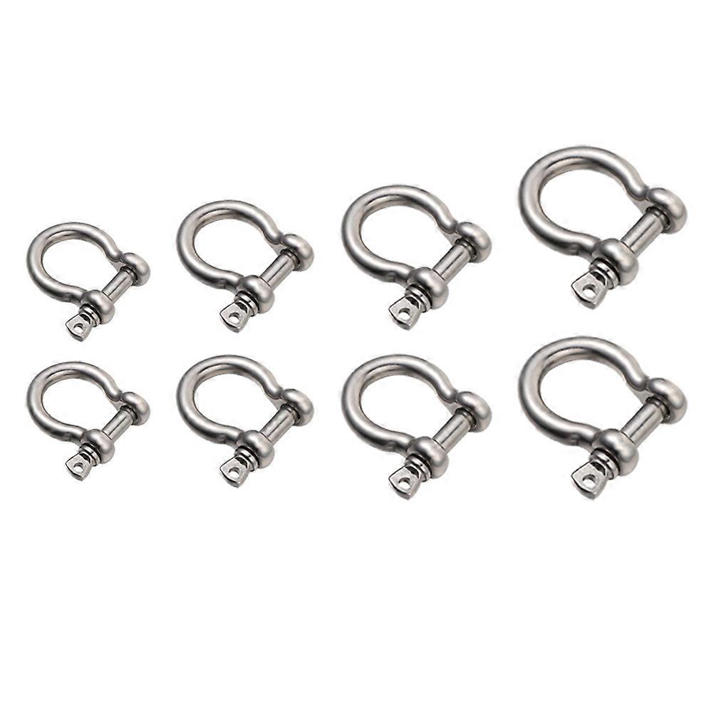 Stainless Steel Lifting Shackles – Durable Horseshoe Shape for Towing, Winches, and Vehicle Applications