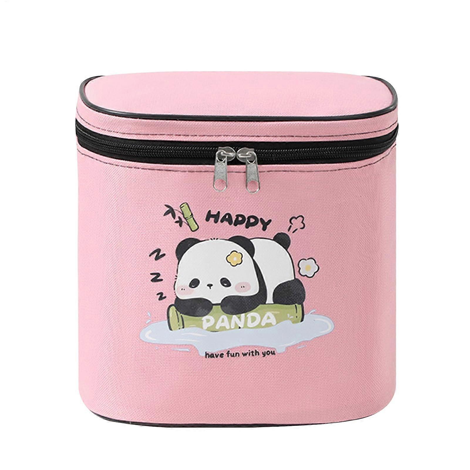 Front Loading Bicycle Cargo Bag - Reflective Front Pocket for Kids Scooter School Use Outdoor, Pink Color, Durable Material