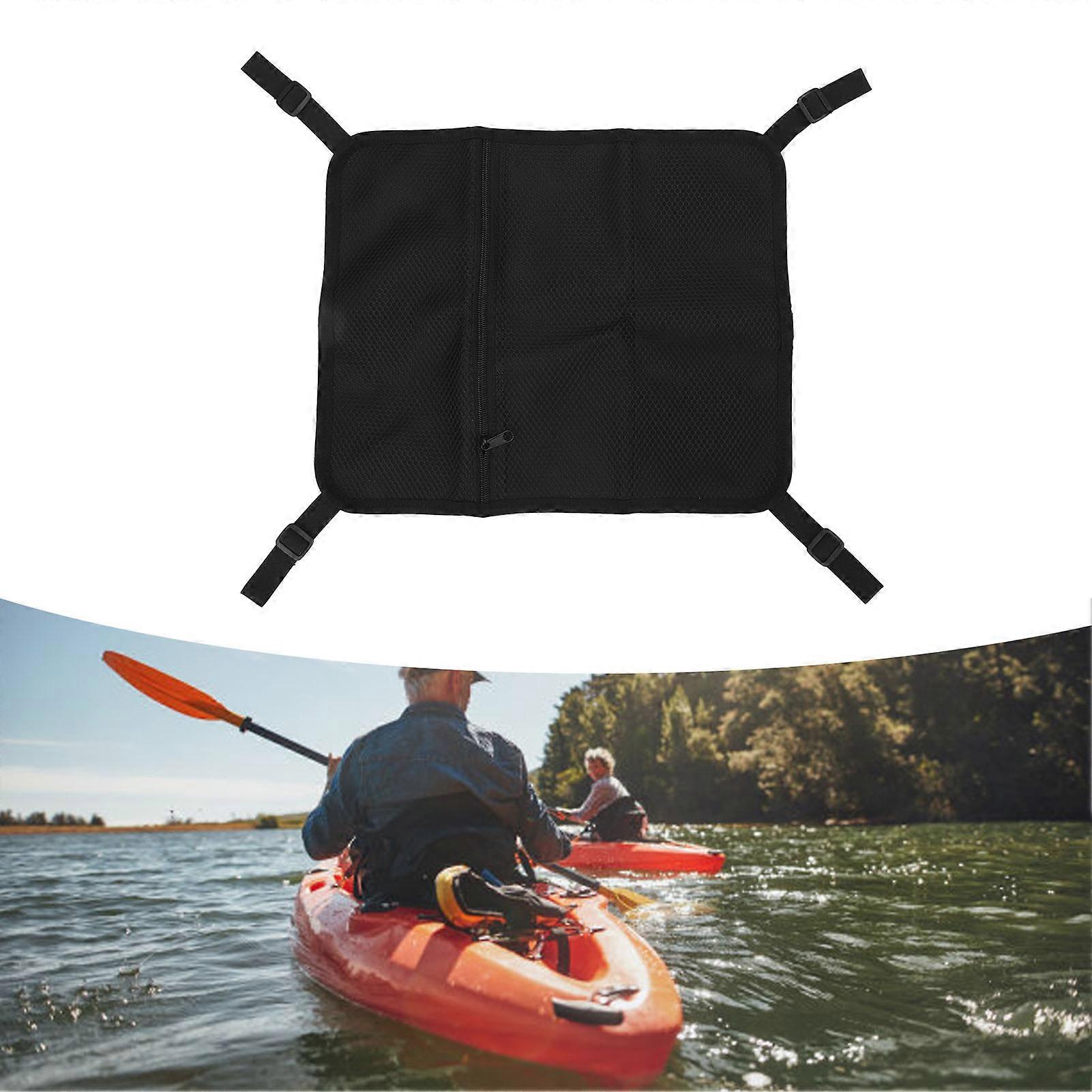 Paddle Board Bag with Mesh Bags Climbing Buckles Rubber Suction Cups Portable Paddleboard Deck Bag for Kayak 