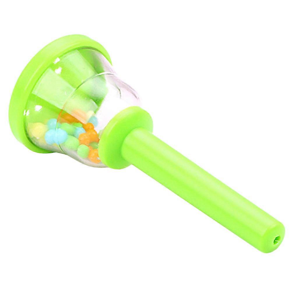 Childrens Bells Handheld Rattle Bell Round Head Handle Shape Craft Making 1Set