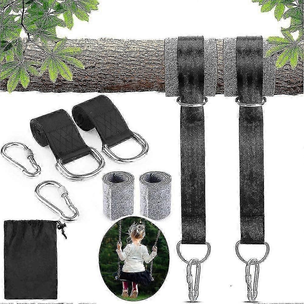 Hammock Straps,hammock Attachment With Tree Swing Heavy Duty Hanging Swing Strap With D-ring