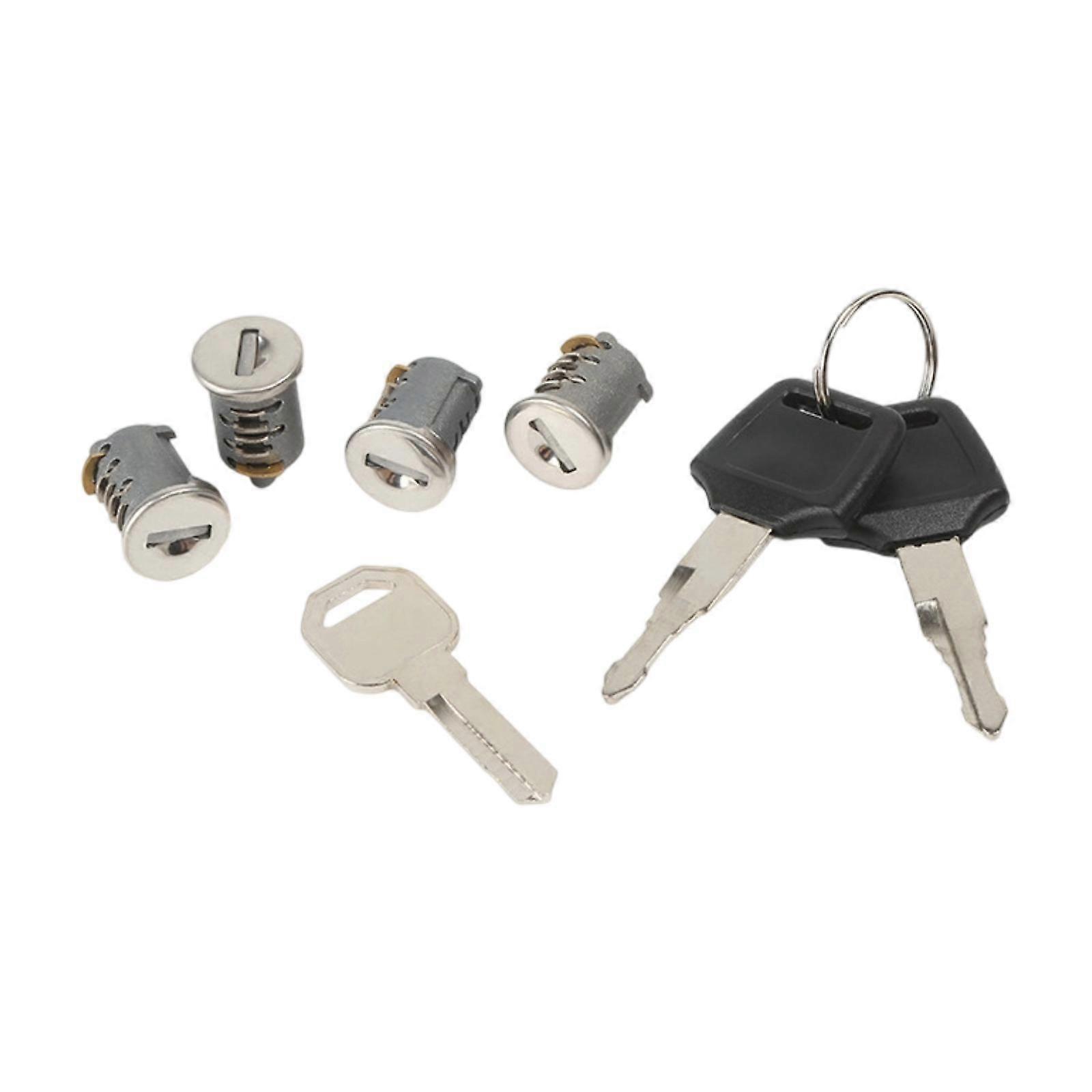 Car Roof Rack Lock Core Kit Car Modified with Key Multipurpose Zinc Alloy Fixed