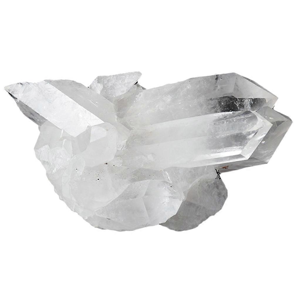 Crystal Mineral Specimen Crystal Stone Decoration Home Decor Feng Shui Gift White 4x2.5x5cm Hexagonal Column 1Set