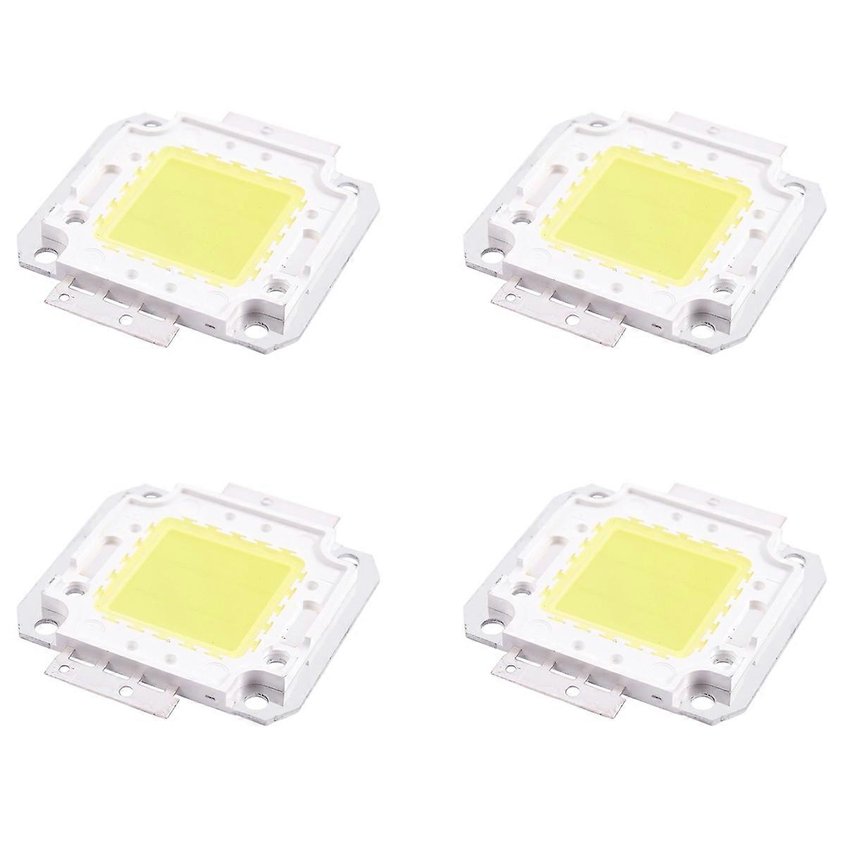 4X Square Shape White DC Light Lamp COB SMD LED Module Chip 30-36V 20W