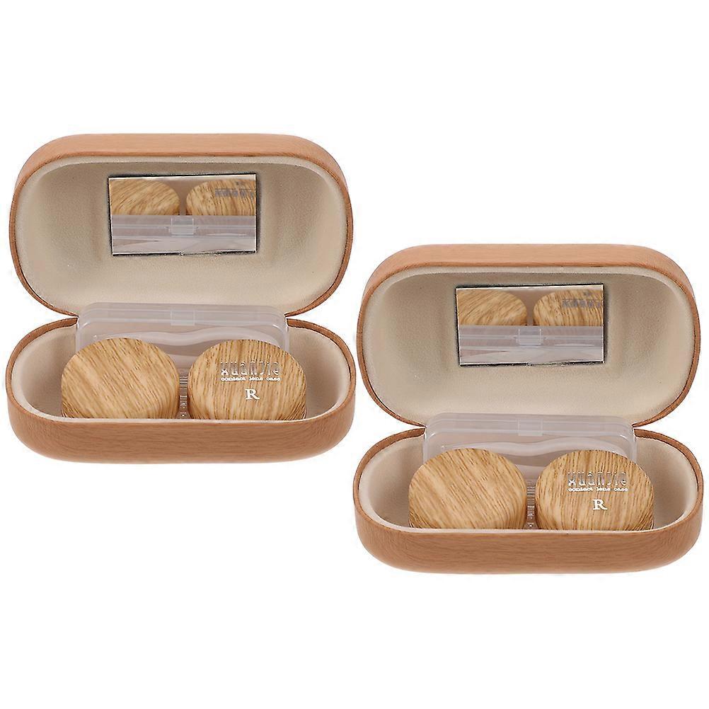 Vintage Eyeglasses Holder For Men And Women Travel And Daily Use 3.73X2.16X1.26in 1 Set
