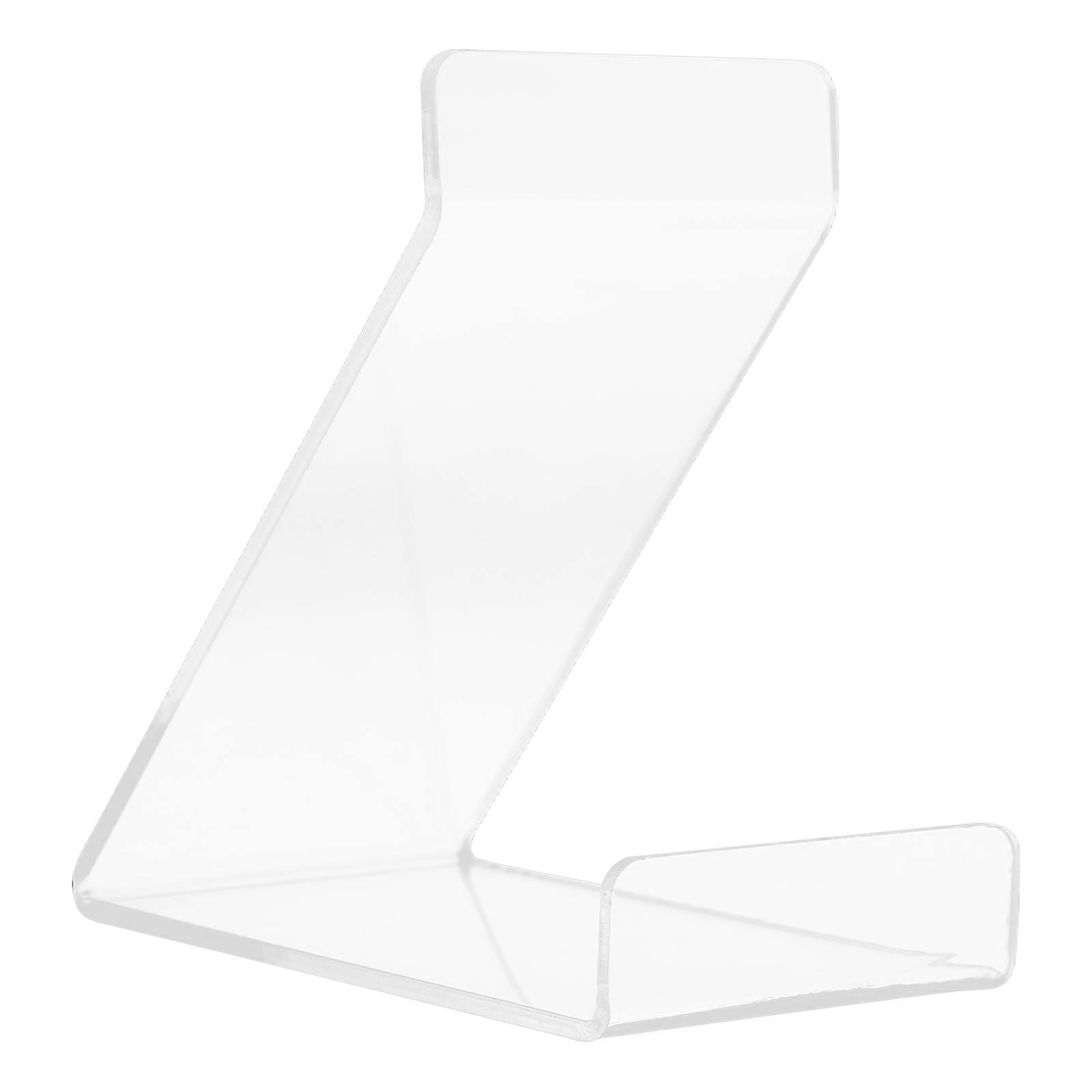 2pcs Clear Vinyl Record Display Stands Tabletop Easel for Music Albums Holder Rack