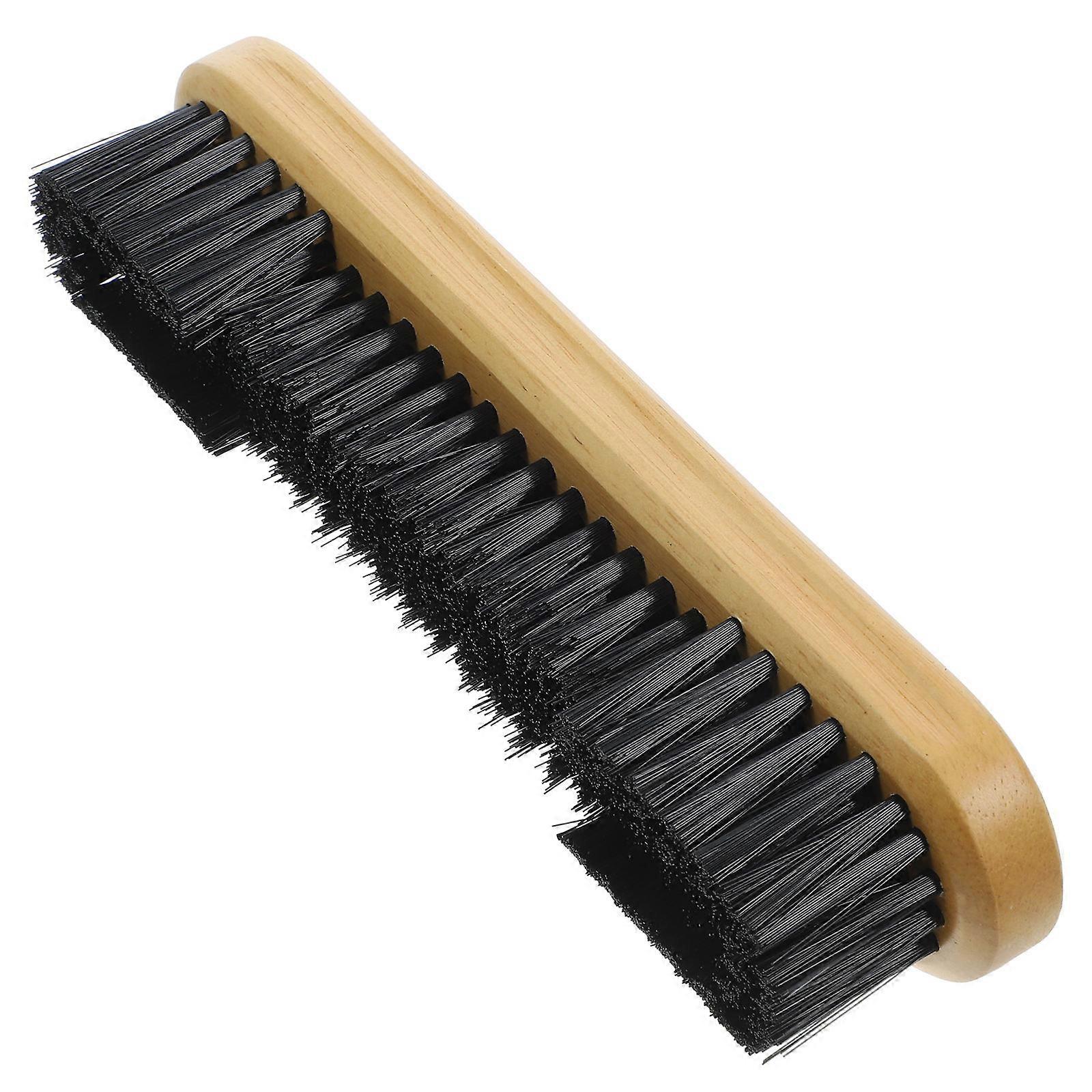 Wood and Nylon Pool Table Cleaning Brush for Salon Use Chocolate Color Multipurpose 7.5 Inch