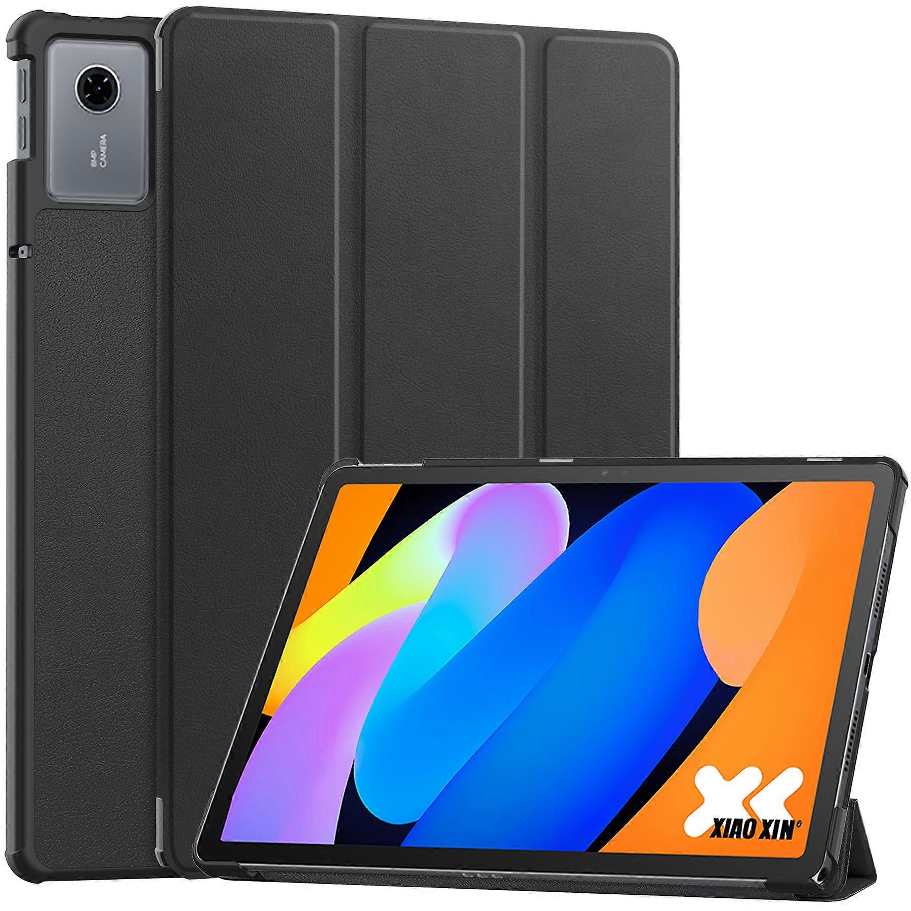 Pour Lenovo Idea Tab (TB336ZU TB336FU) Xiaoxin Pad 11 2025 Case Anti-Drop Cuir Stand Tablet Cover Noir