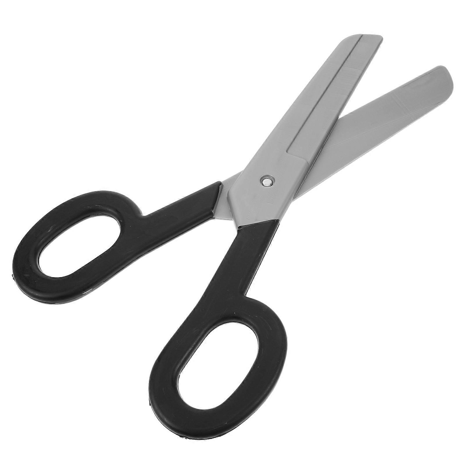 Black Scissor Shape Prop For Stage Performances And Film Shoots Lightweight Design 1Set