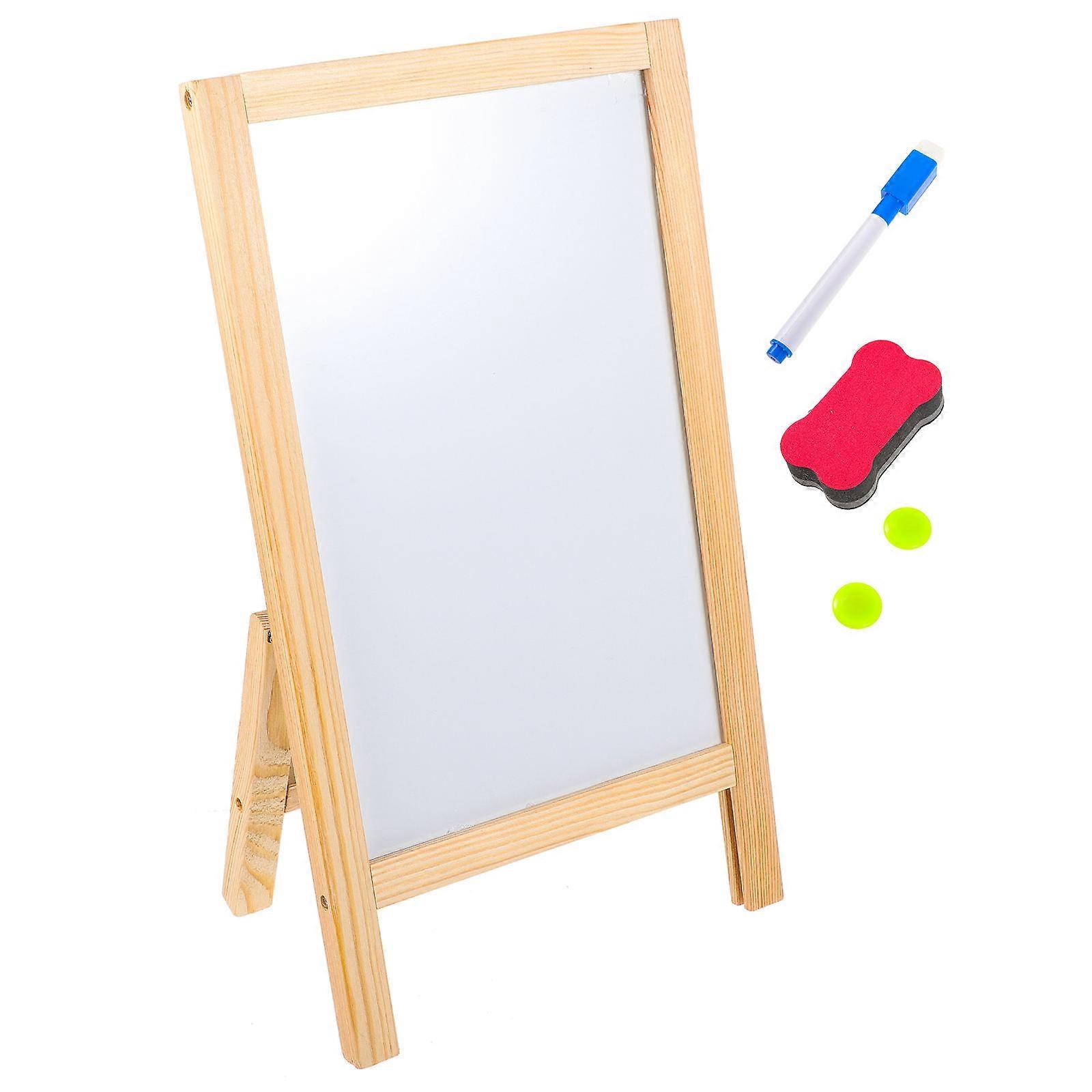 Wooden Chalkboard Sign Menu Board For Restaurant Special Occasions Writing Surface 35.00X20.00X19.00CM 1 Set