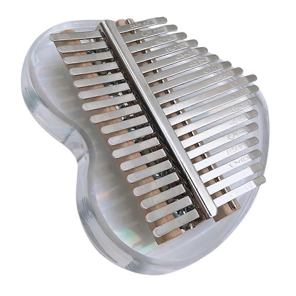 Mini Kalimba Musical Instrument Assorted Color 13X15CM Ethereal Notes 1Set