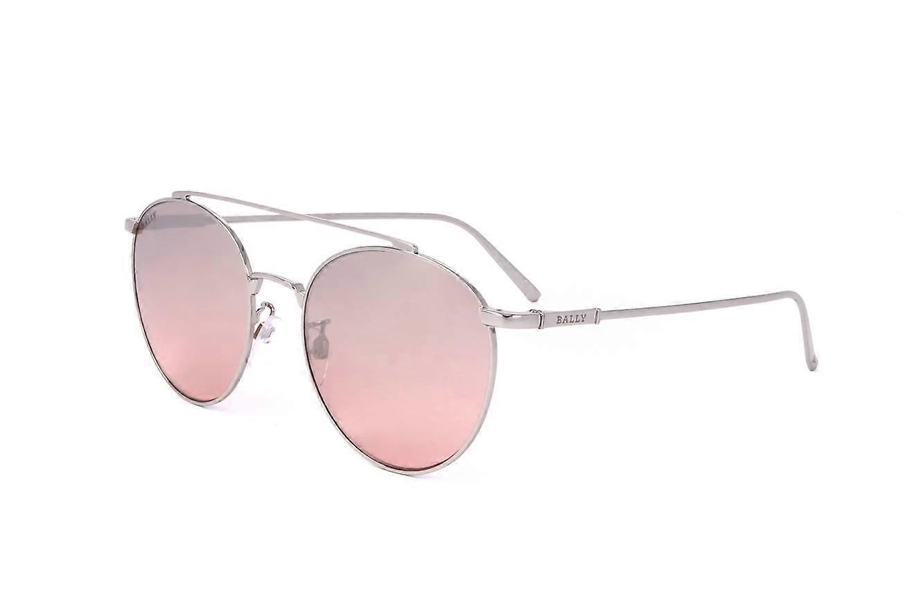 Sunglasses Bally BY0042 D 16Z SHINY PALLADIUM 56/19/145 WOMAN
