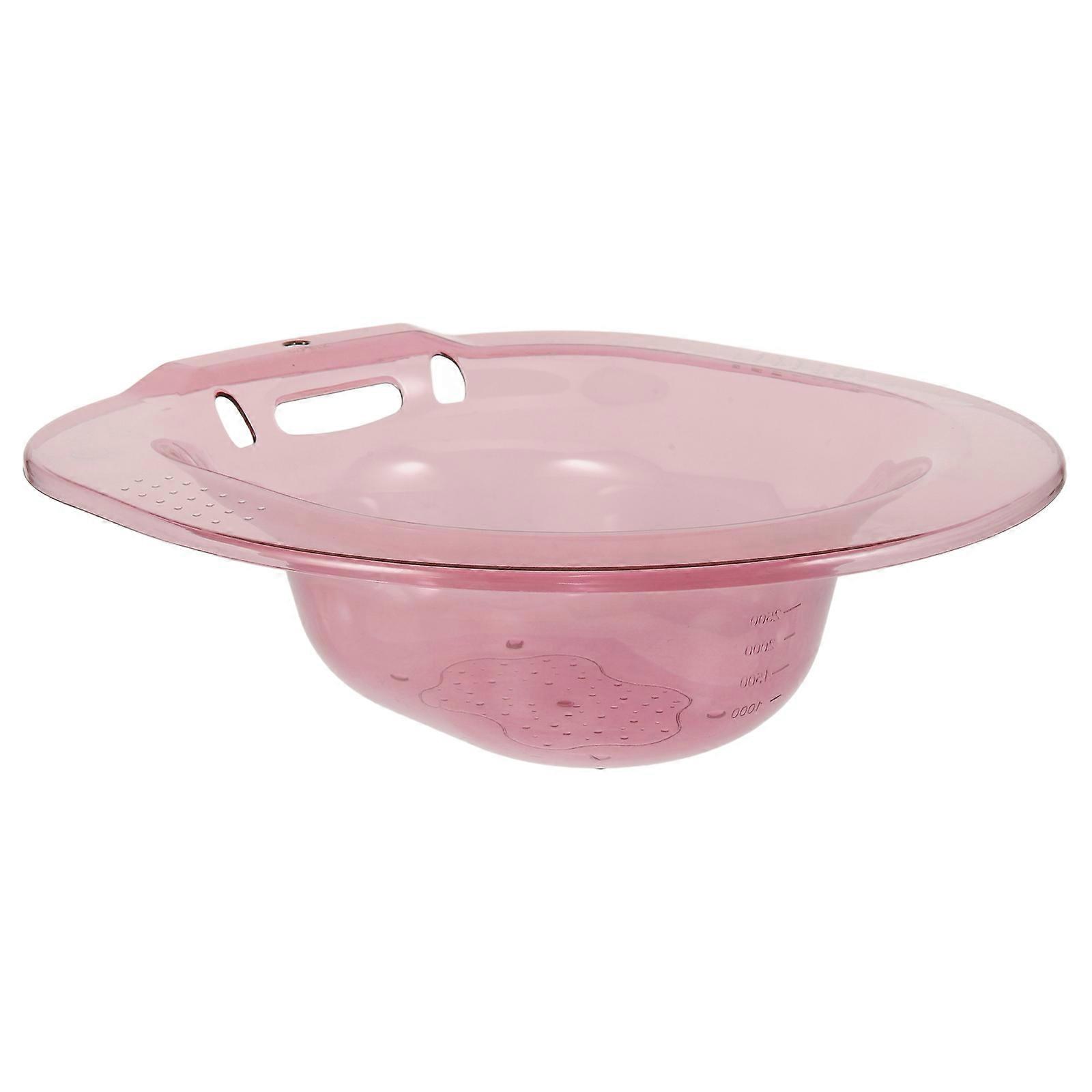 Pink Nursing Basin for Daily Use Made of Strong PET Material 1 Piece