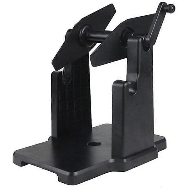 External roll label holder, 2 in 1 fanfold paper holder for desktop thermal label printer