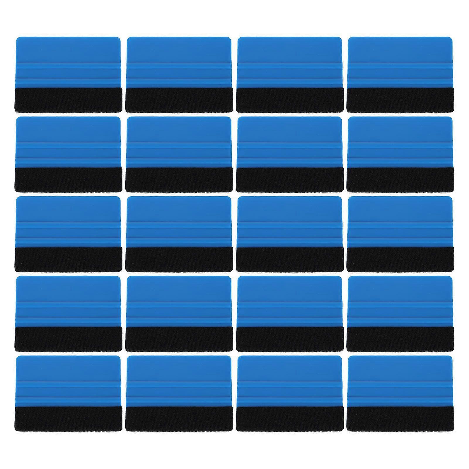 20pcs decal scraper felt edge squeegee scratch free for cars