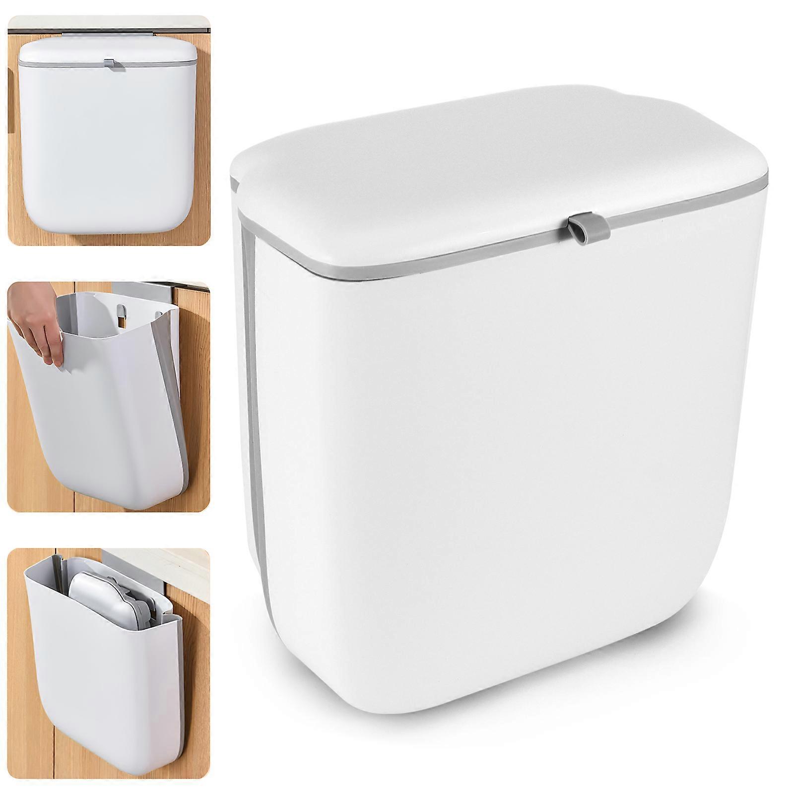 Foldable Wall-Mounted Kitchen Trash Can