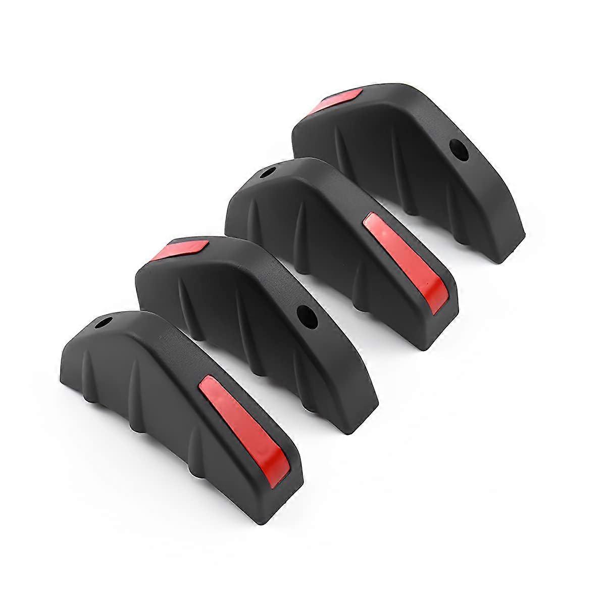 Car Rear Bumper Spoiler for Nissan X-Trail T32 2014-2023, Diffuser Shark Fin, Black and Red Rear Splitter Accessory