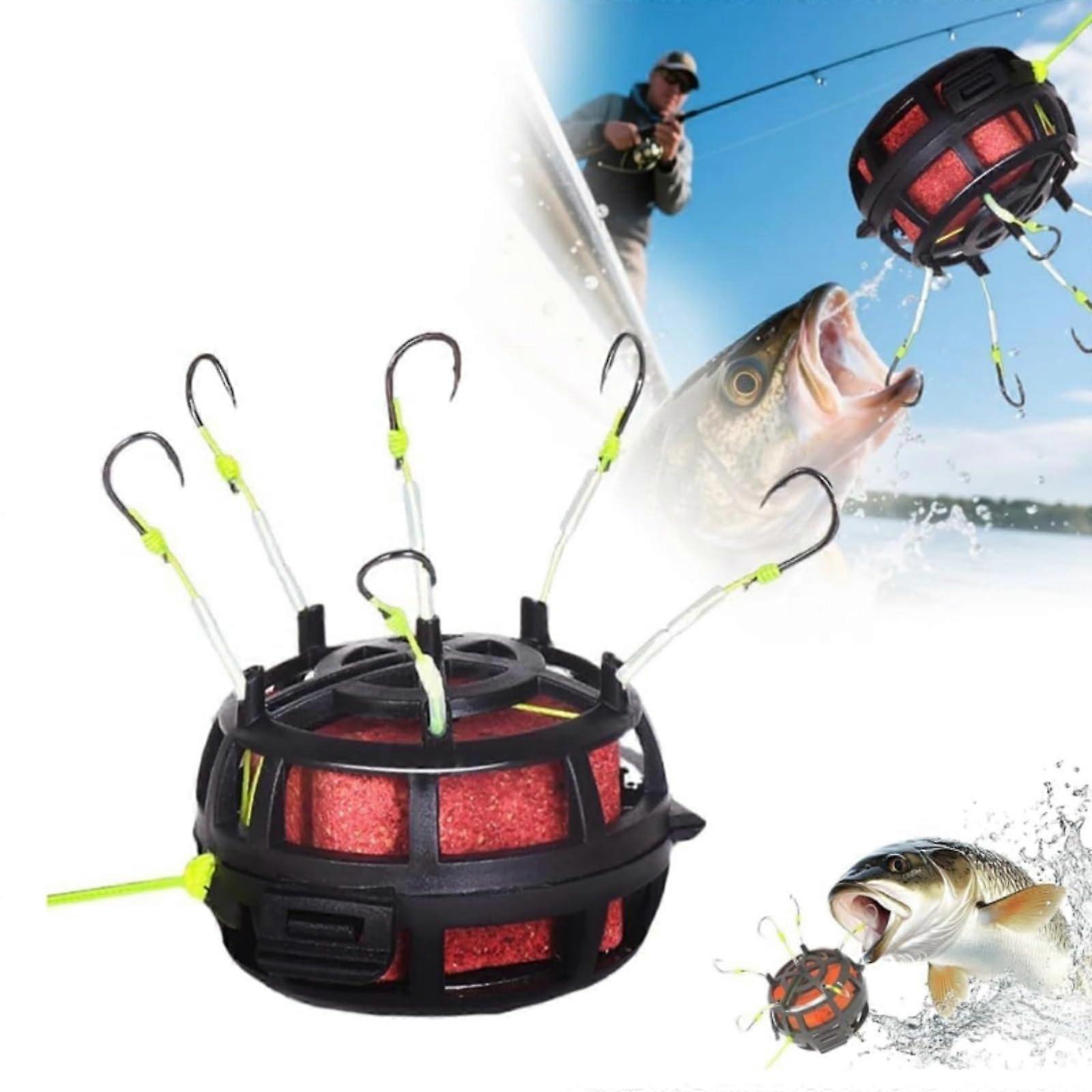 Angel accessories trout lures, fishing lures with 360° swivel, fishing hooks, perch fishing with bait cages, omnidirectional fishing hooks 14