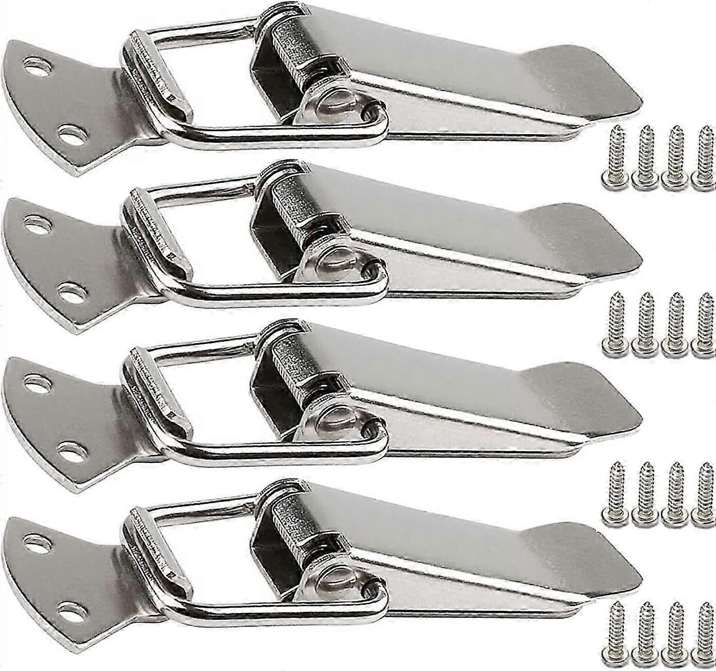 Stainless Steel Tension Clasp with Screws, 56mm Lever Clasp, Toggle Spring Latch, Clamp Cl