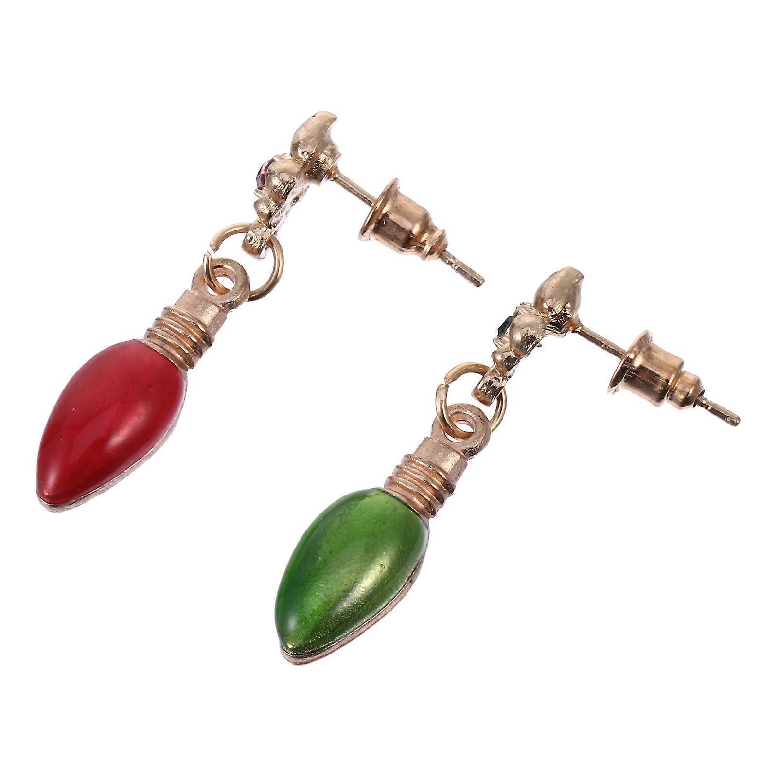 Christmas Earrings for Women Assorted Color Alloy Durable and Comfortable Christmas Gifts