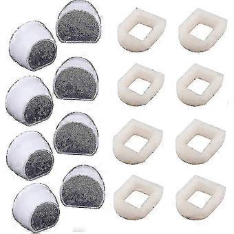 16 Pack Foam Prefilters And Carbon Filter Compatible With Petsafe Drinkwell Fountain Inox 360 Avalon