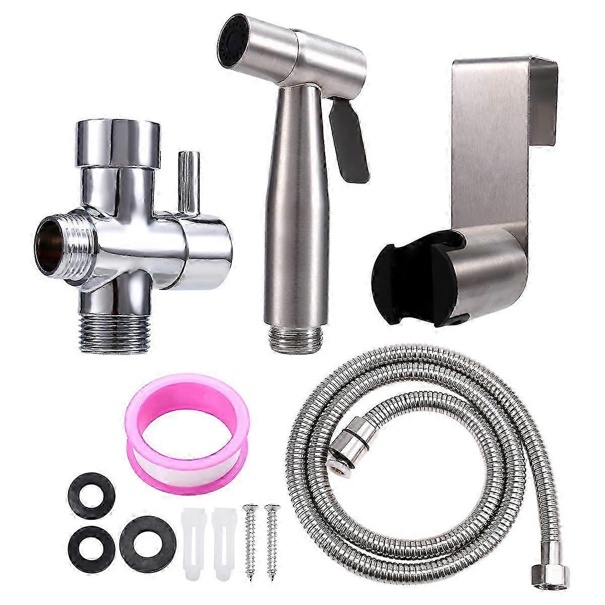 Portable Handheld Bidet Sprayer with Adjustable Pressure for Toilet Hygiene Solution