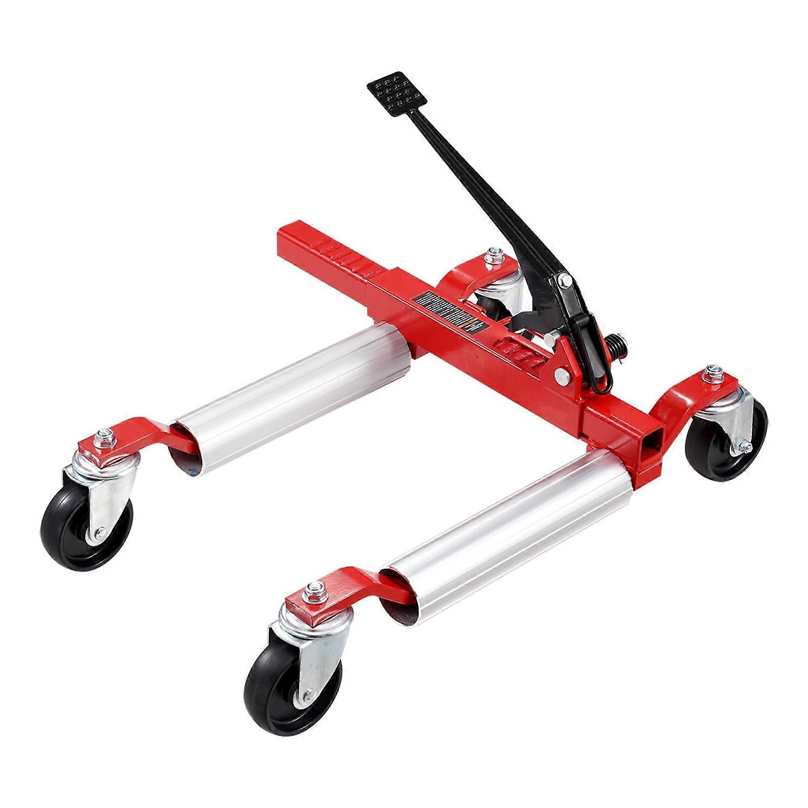 Wheel Trolley Jack 680kg with 360° Rotating Wheels, Ratchet Jack for Vehicle 1pc