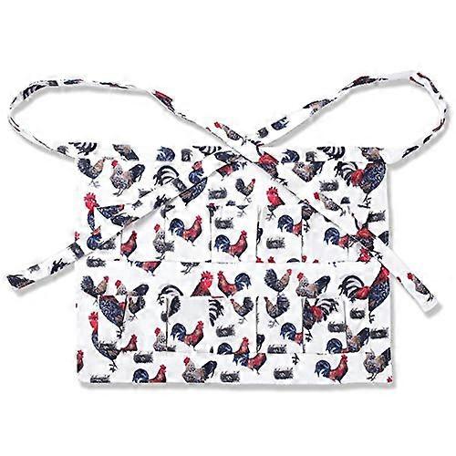 Eggs Collecting Apron 40 X 35 Cm, 8 Pockets For Kids, Farm Eggs Apron